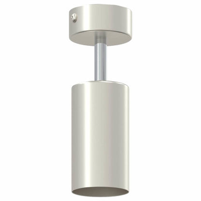 Faretto da soffitto Nickel spazzolato 6 x 6 x 16.5 cm Acciaio