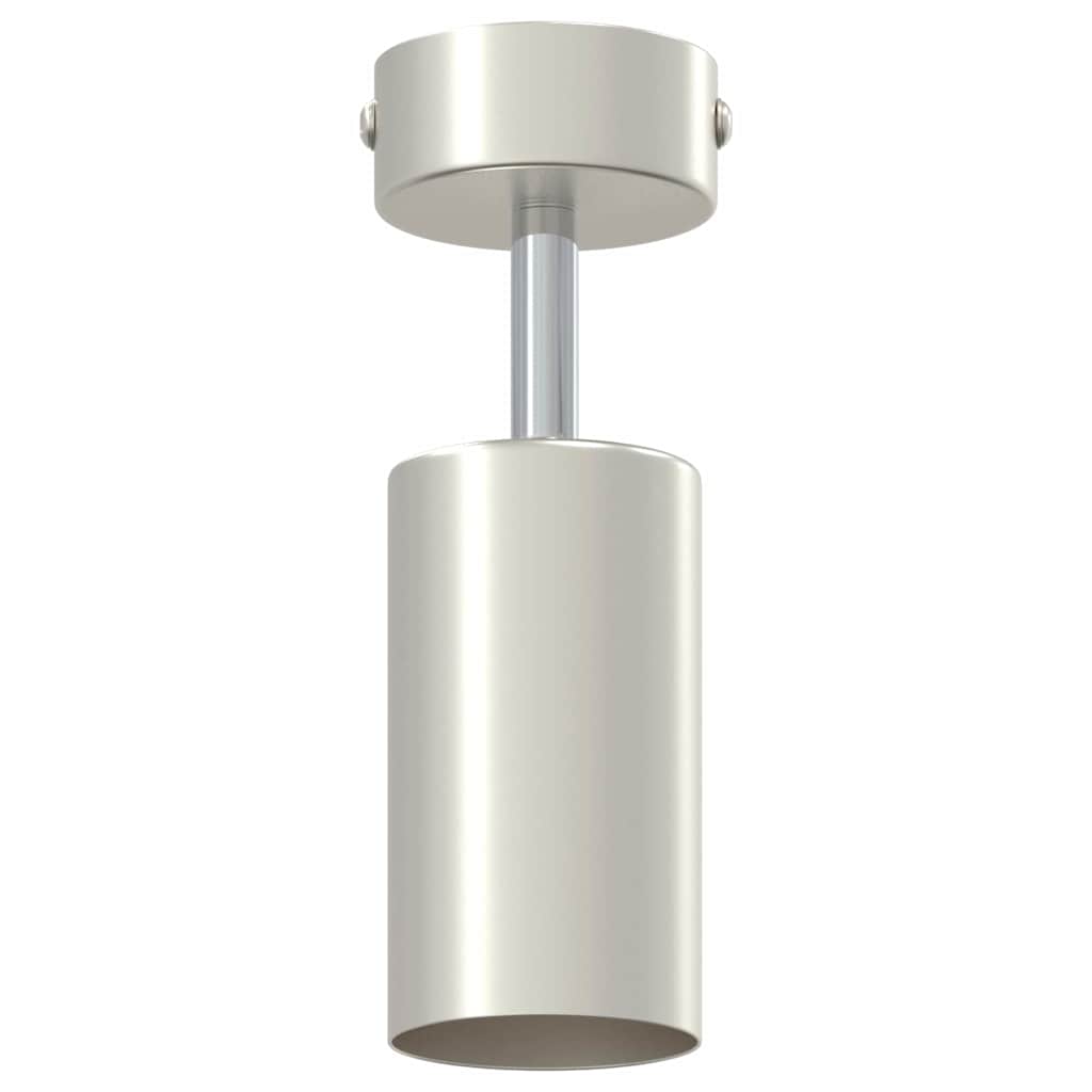 Faretto da soffitto Nickel spazzolato 6 x 6 x 16.5 cm Acciaio