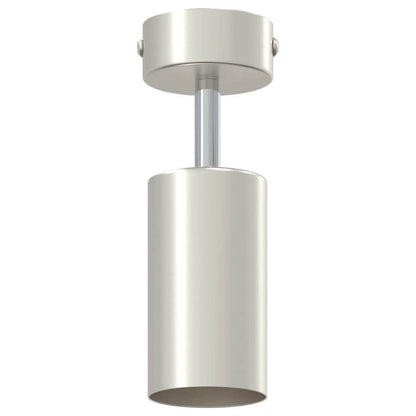 Faretto da soffitto Nickel spazzolato 6 x 6 x 16.5 cm Acciaio