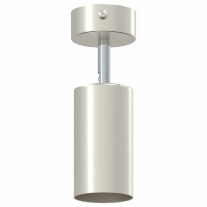 Faretto da soffitto Nickel spazzolato 6 x 6 x 16.5 cm Acciaio