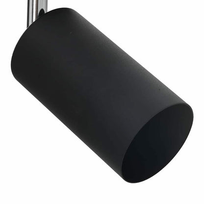 Faretto da soffitto Nero 38 x 6 x 16 cm Metallo | homemem39