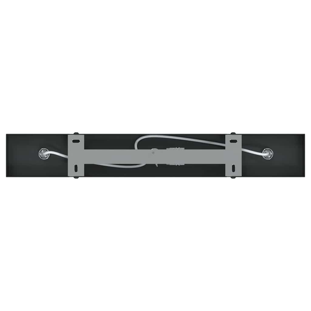 Faretto da soffitto Nero 38 x 6 x 16 cm Metallo | homemem39