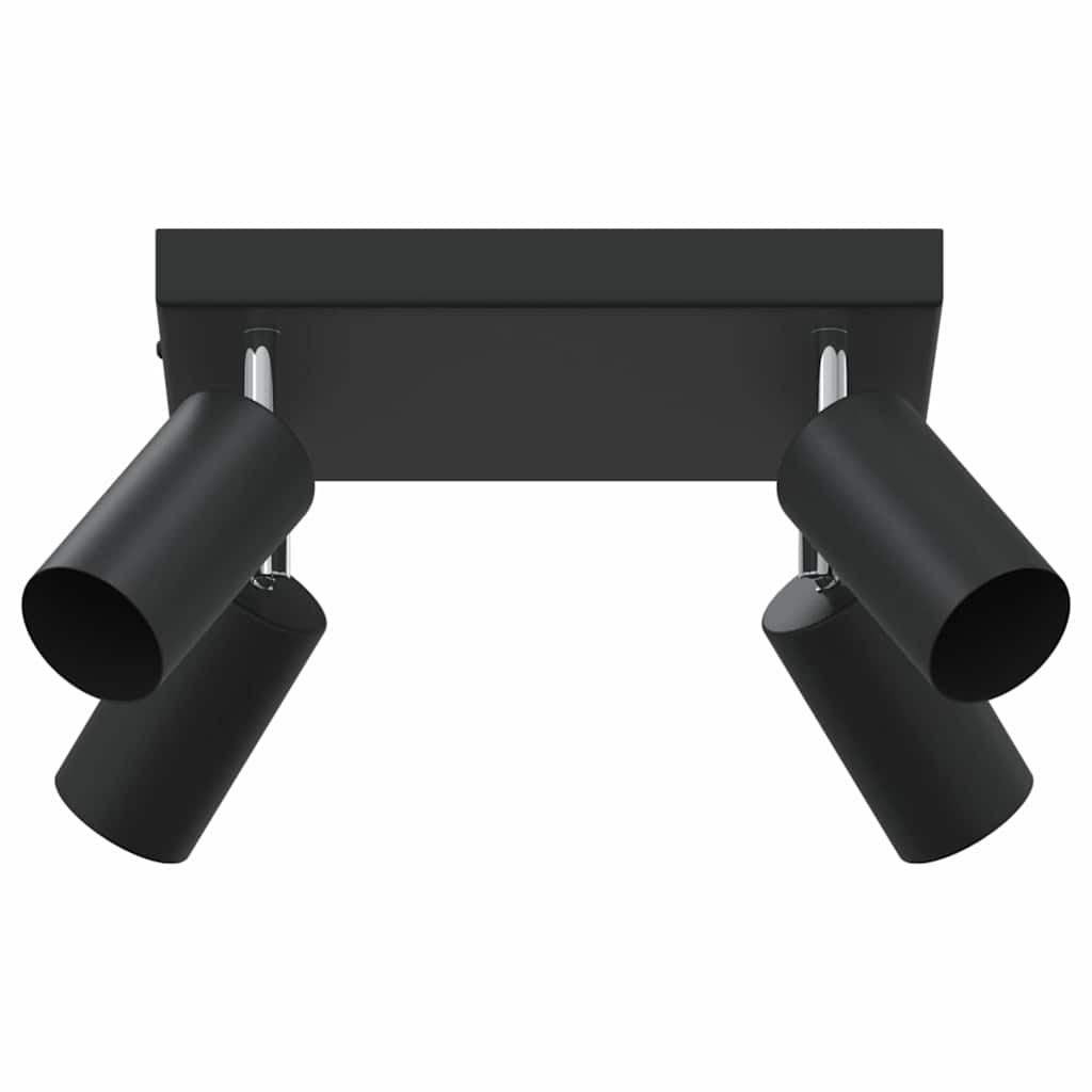 Faretto da soffitto Nero 26 x 26 x 16 cm Metallo | homemem39