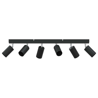 Faretto da soffitto Nero 73 x 6 x 16 cm Metallo | homemem39