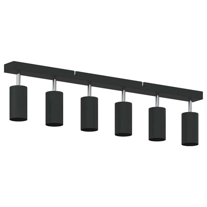 Faretto da soffitto Nero 73 x 6 x 16 cm Metallo | homemem39