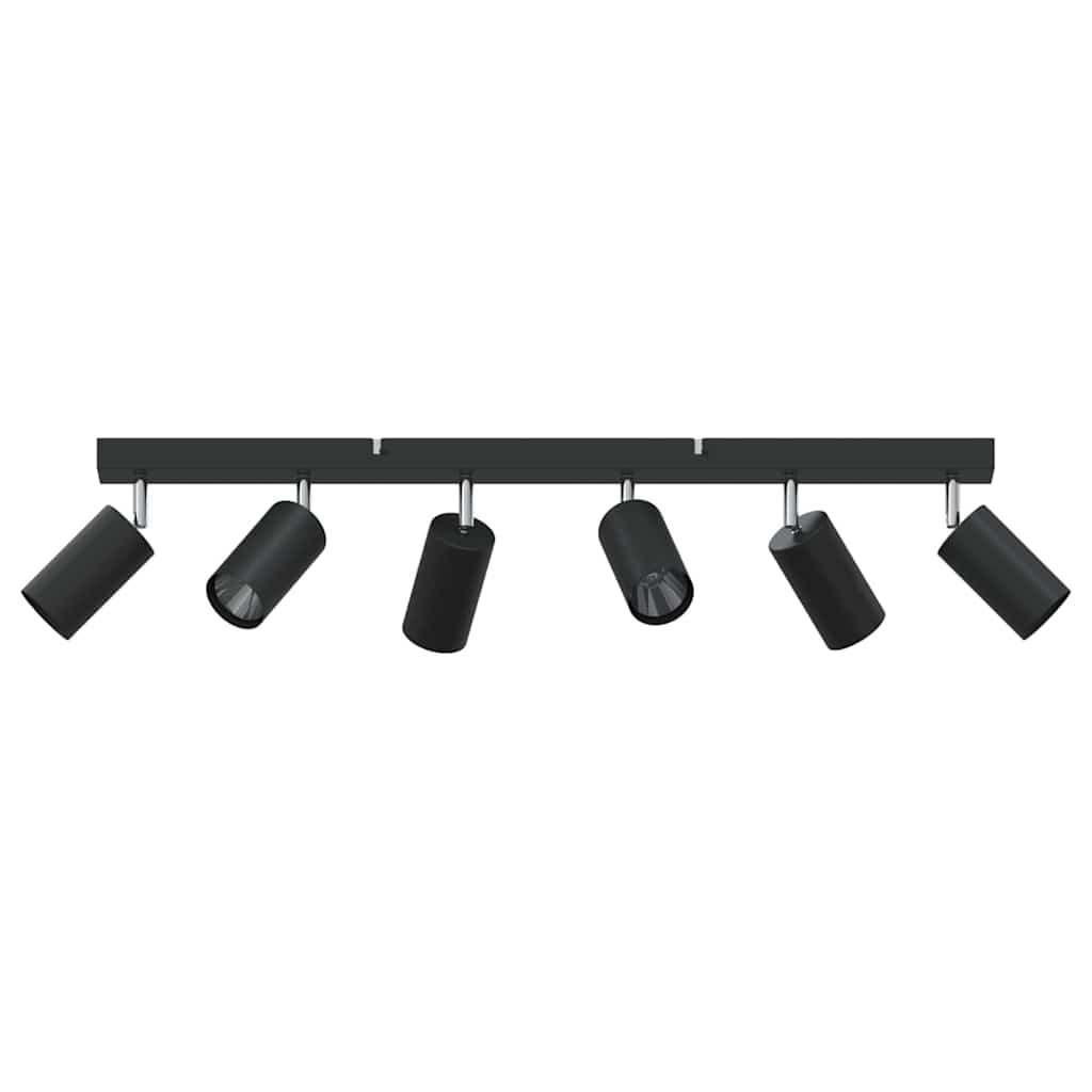 Faretto da soffitto Nero 73 x 6 x 16 cm Metallo | homemem39