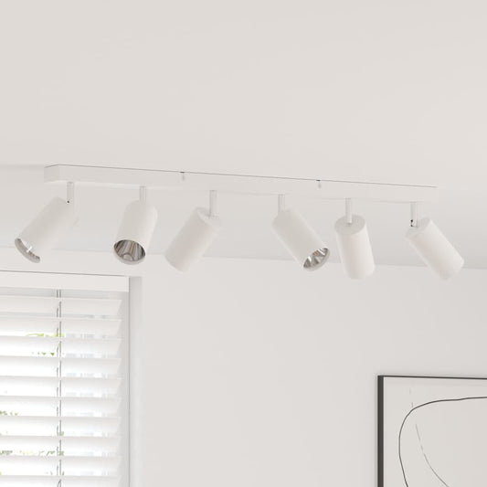 Faretto da soffitto Bianco 73 x 6 x 16 cm Metallo