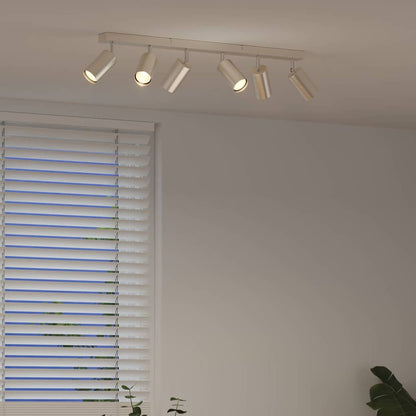 Faretto da soffitto Nichel 73 x 6 x 16 cm Metallo | homemem39
