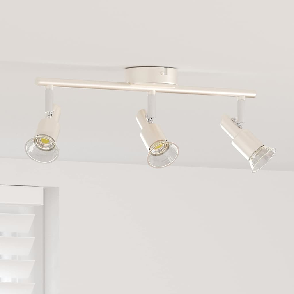Faretto da soffitto Nichel 39 x 10,5 x 10,5 cm Acciaio | homemem39