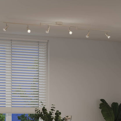 Faretto da soffitto Nichel 176,5 x 9,5 x 14 cm Acciaio | homemem39