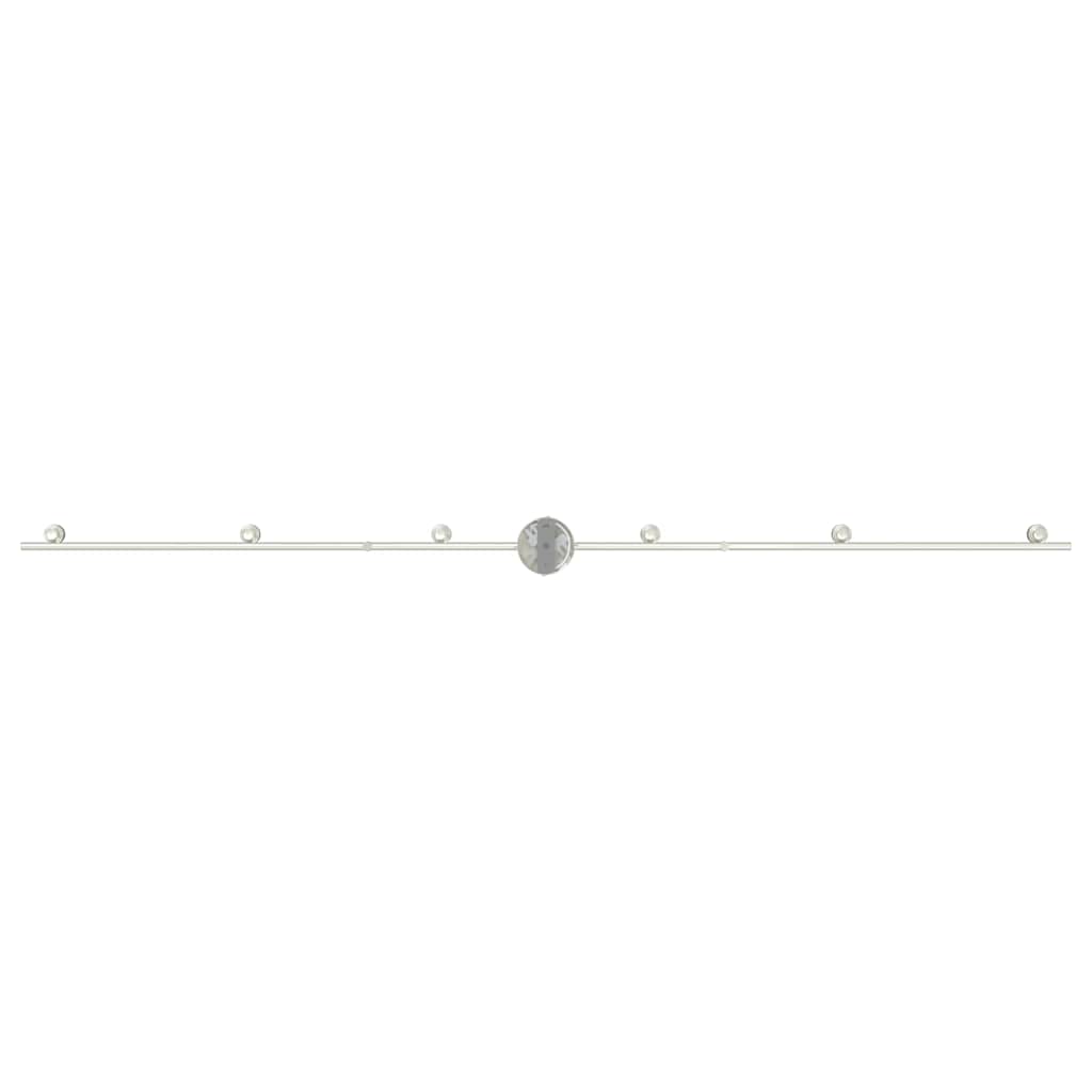 Faretto da soffitto Nichel 176,5 x 9,5 x 14 cm Acciaio | homemem39