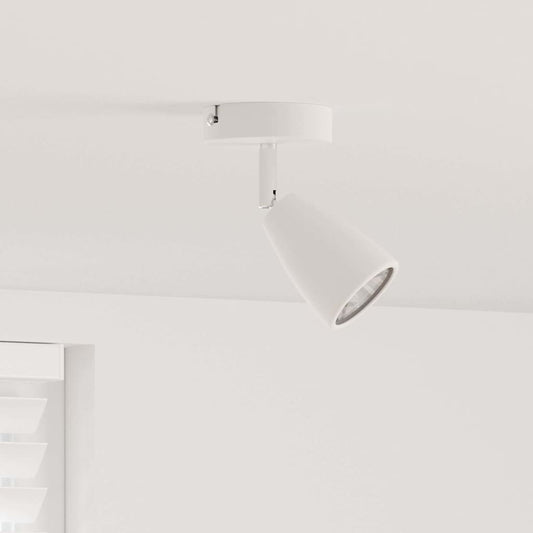 Faretto da soffitto Bianco 8 x 8 x 14.5 cm Acciaio