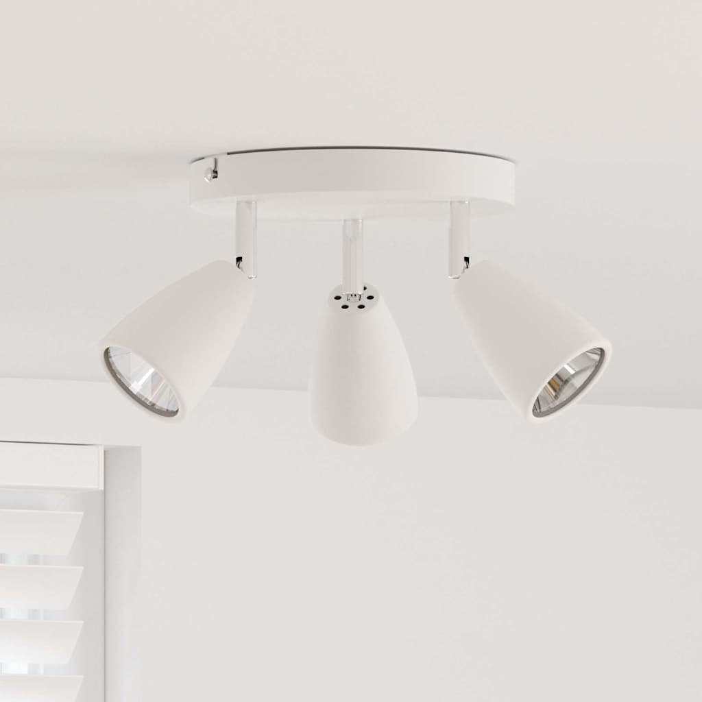 Faretto da soffitto Bianco 19 x 19 x 14,5 cm Metallo | homemem39