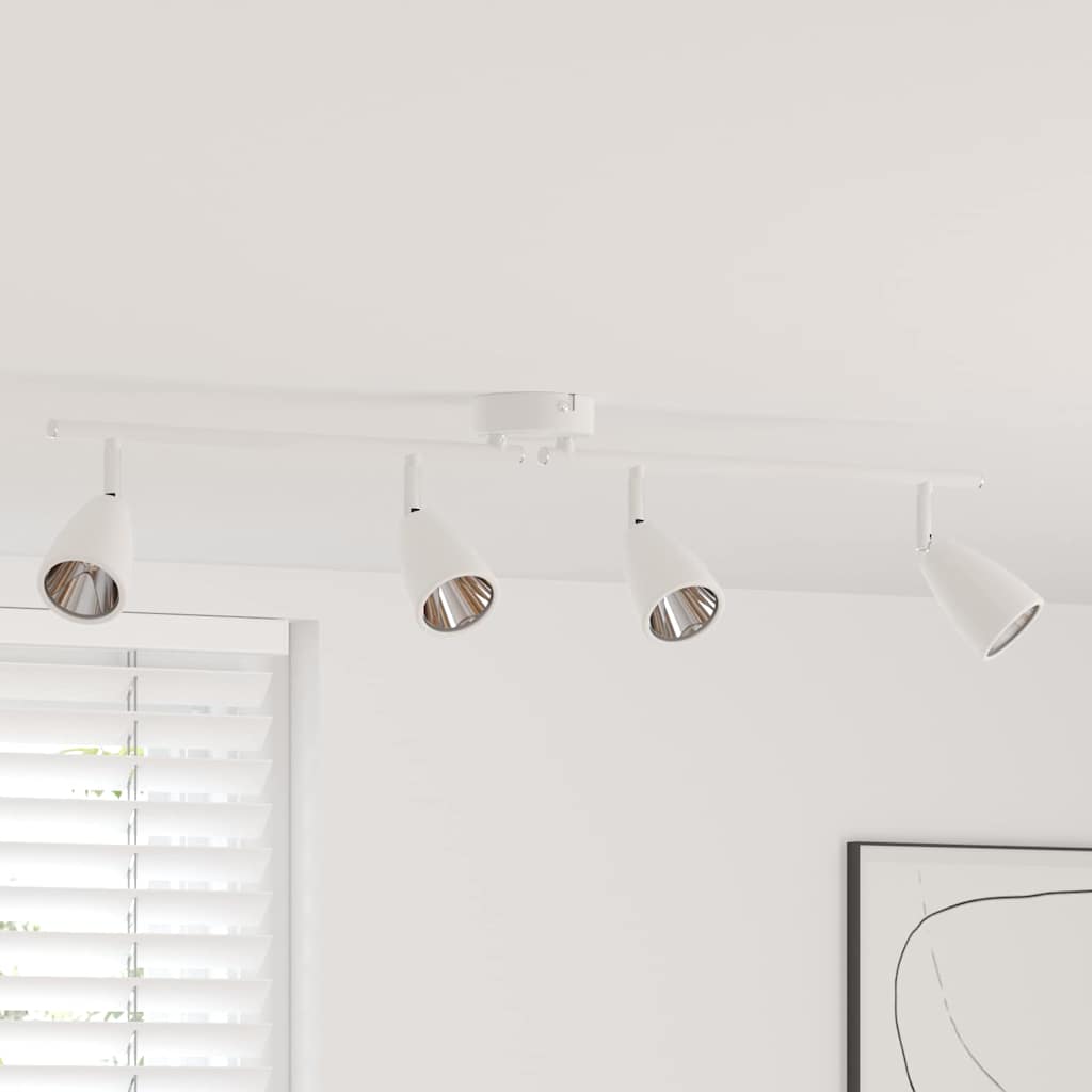 Faretto da soffitto Bianco 70 x 12,5 x 10,5 cm Metallo | homemem39