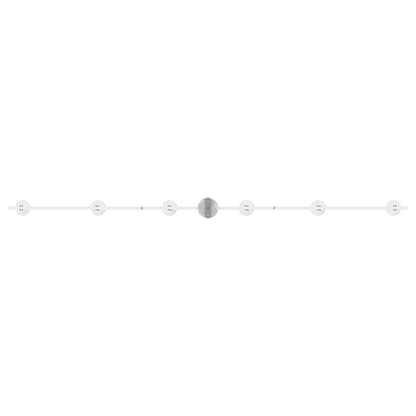 Faretto da soffitto Bianco 176,5 x 12,5 x 13,5 cm Metallo | homemem39