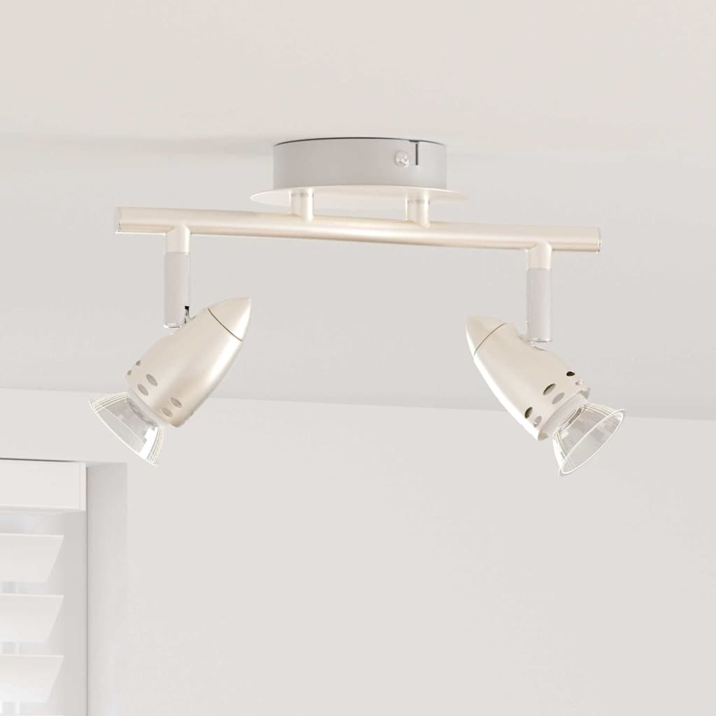Faretto da soffitto Nichel opaco 27 x 14 x 12 cm Acciaio