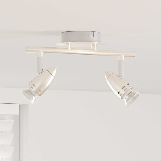 Faretto da soffitto Nichel opaco 27 x 14 x 12 cm Acciaio