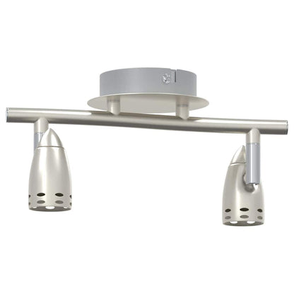 Faretto da soffitto Nichel opaco 27 x 14 x 12 cm Acciaio