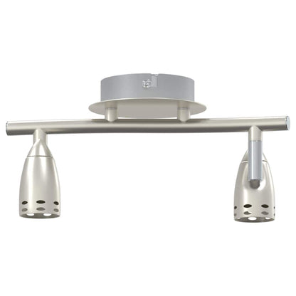 Faretto da soffitto Nichel opaco 27 x 14 x 12 cm Acciaio