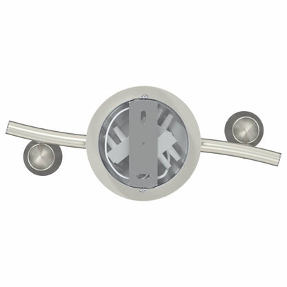 Faretto da soffitto Nichel opaco 27 x 14 x 12 cm Acciaio