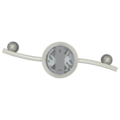 Faretto da soffitto Nichel 36,5 x 10 x 12,5 cm Metallo | homemem39