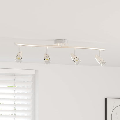Faretto da soffitto Nichel 61 x 10 x 12,5 cm Metallo