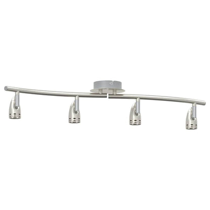 Faretto da soffitto Nichel 61 x 10 x 12,5 cm Metallo