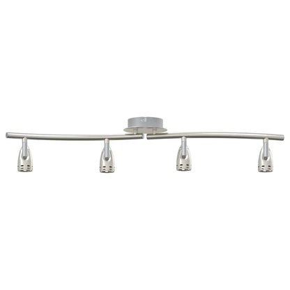 Faretto da soffitto Nichel 61 x 10 x 12,5 cm Metallo