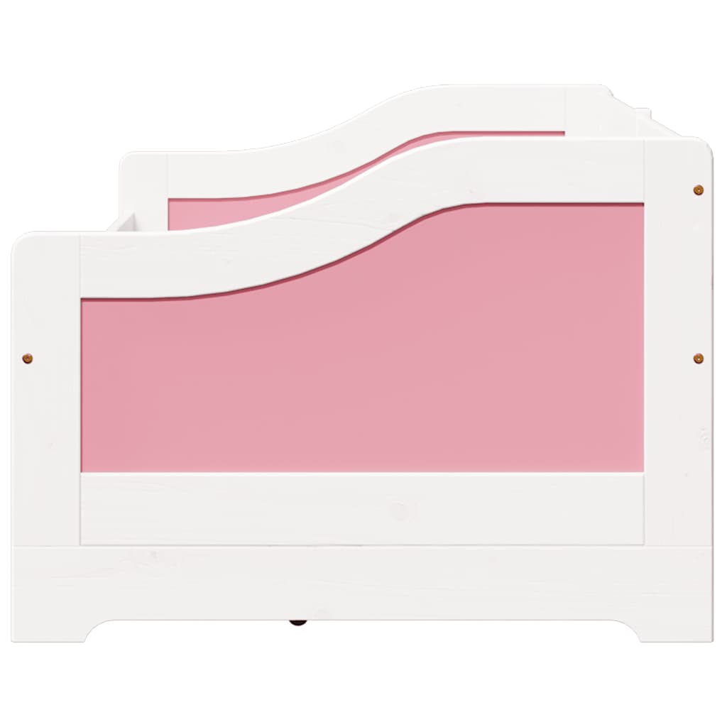 Dormeuse 3 Cassetti senza Materasso Bianco&Rosa 90x200 cm IRUN - homemem39