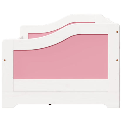 Dormeuse 3 Cassetti senza Materasso Bianco&Rosa 90x200 cm IRUN - homemem39