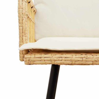 Panchina da giardino Marrone 114 x 64 x 78cm Metallo