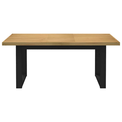 Tavolo Pranzo NOAIN Gambe a Forma U 180x90x75 cm Legno Massello | homemem39