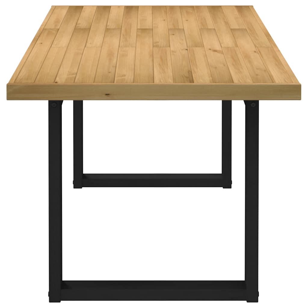 Tavolo Pranzo NOAIN Gambe a Forma U 180x90x75 cm Legno Massello | homemem39