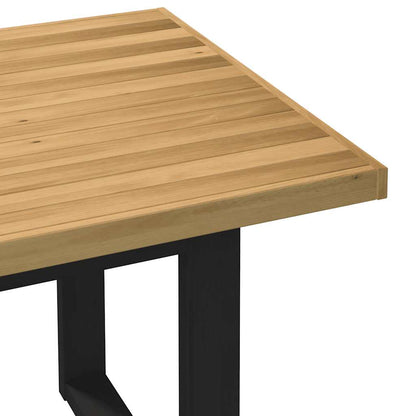 Tavolo Pranzo NOAIN Gambe a Forma U 180x90x75 cm Legno Massello | homemem39
