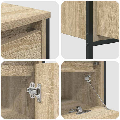 Set di mobili per il bagno con cassetto 3 pcs Rovere Sonoma | homemem39