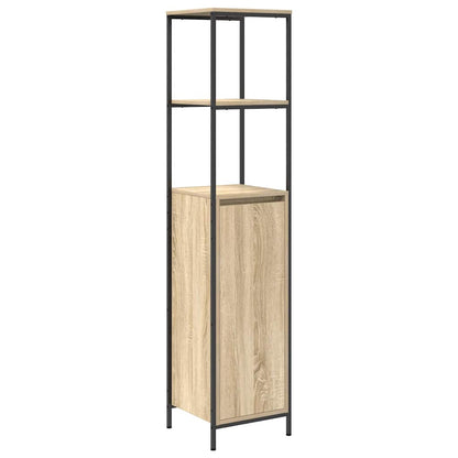 Set di mobili per il bagno con cassetto 3 pcs Rovere Sonoma | homemem39