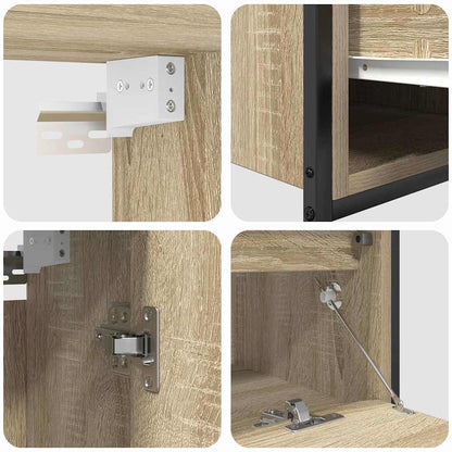 Set di mobili per il bagno 5 pcs Beige Legno multistrato | homemem39