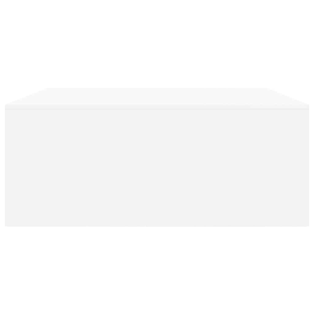 Tavolino da Salotto con Cassetti Bianco 100x100x40 cm | homemem39