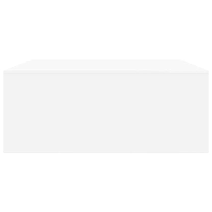 Tavolino da Salotto con Cassetti Bianco 100x100x40 cm | homemem39