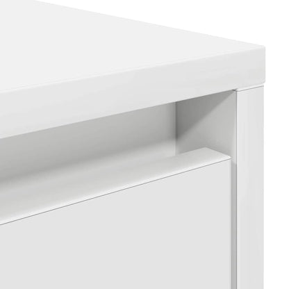 Tavolino da Salotto con Cassetti Bianco 100x100x40 cm | homemem39