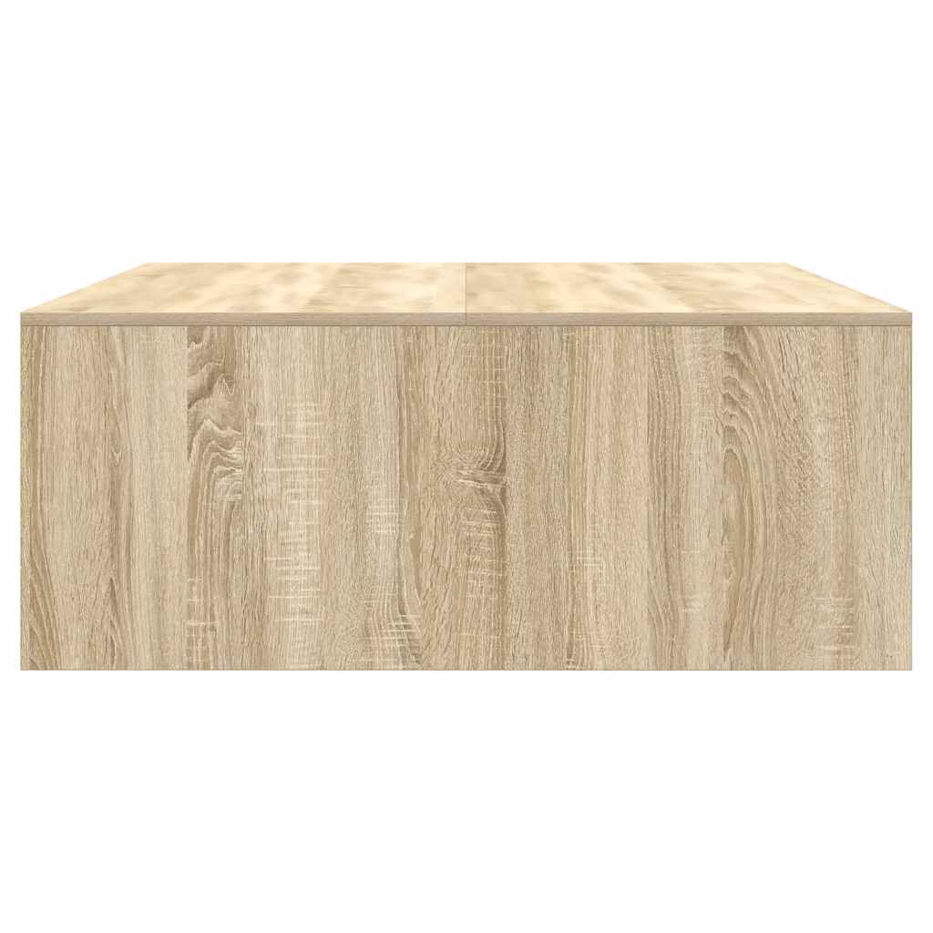 Tavolino da Salotto con Cassetti Rovere Sonoma 100x100x40 cm | homemem39