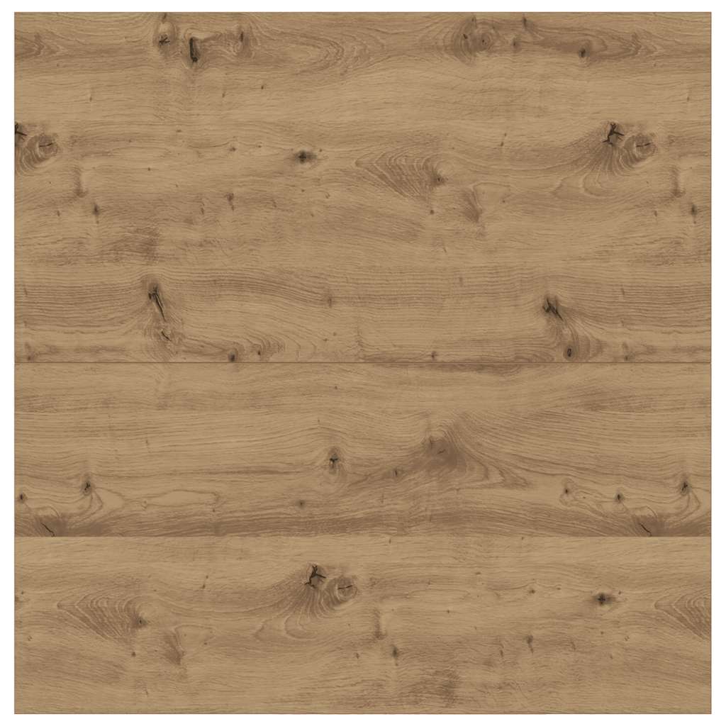 Tavolino Salotto con Cassetti Rovere Artigianale 100x100x40 cm | homemem39