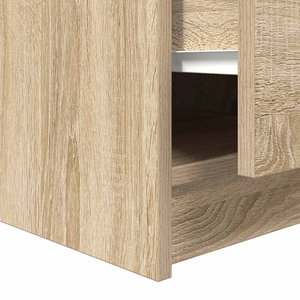 Tavolino da Salotto con Cassetti Rovere Sonoma 70,5x70x40 cm | homemem39