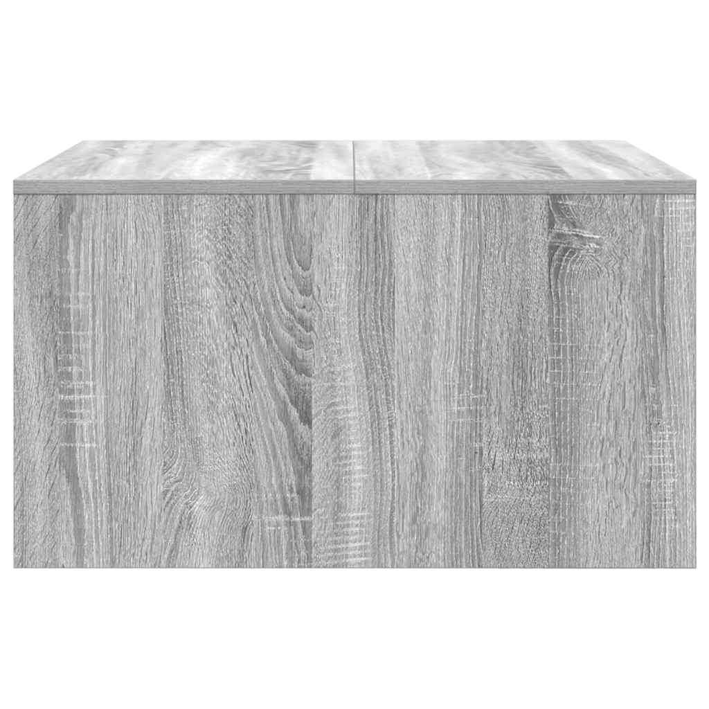 Tavolino da Salotto con Cassetti Grigio Sonoma 70,5x70x40 cm | homemem39