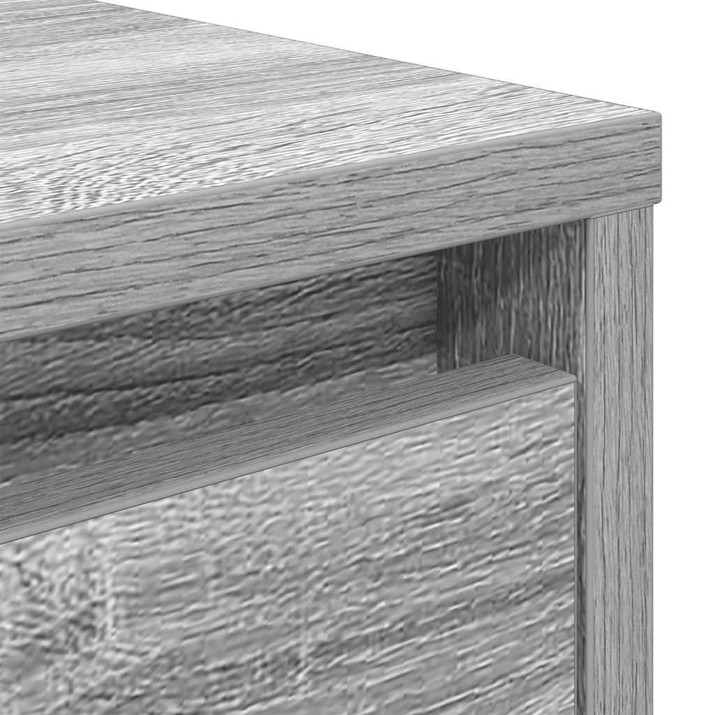 Tavolino da Salotto con Cassetti Grigio Sonoma 70,5x70x40 cm | homemem39
