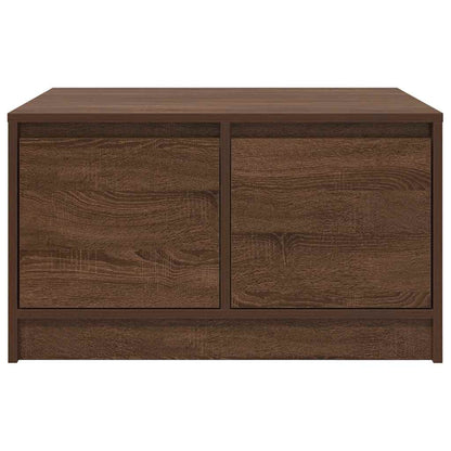 Tavolino da Salotto con Cassetti Rovere Marrone 70,5x70x40 cm | homemem39
