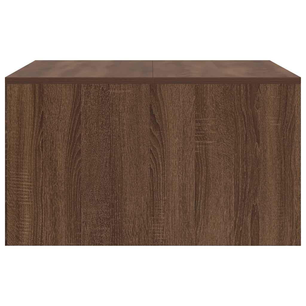 Tavolino da Salotto con Cassetti Rovere Marrone 70,5x70x40 cm | homemem39