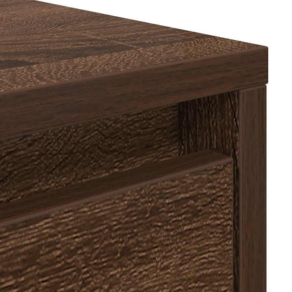 Tavolino da Salotto con Cassetti Rovere Marrone 70,5x70x40 cm | homemem39