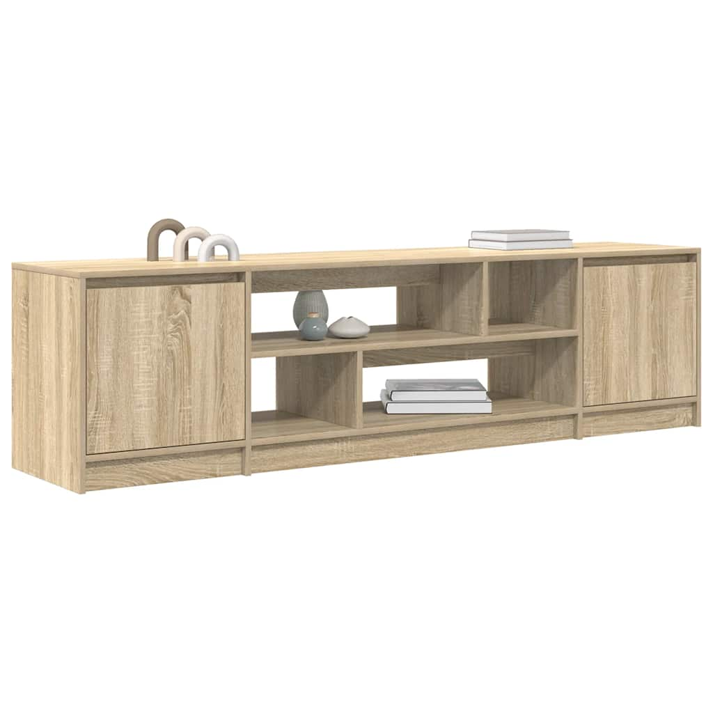 Mobile Porta TV Rovere Sonoma 188,5x41x50 cm in Truciolato - homemem39