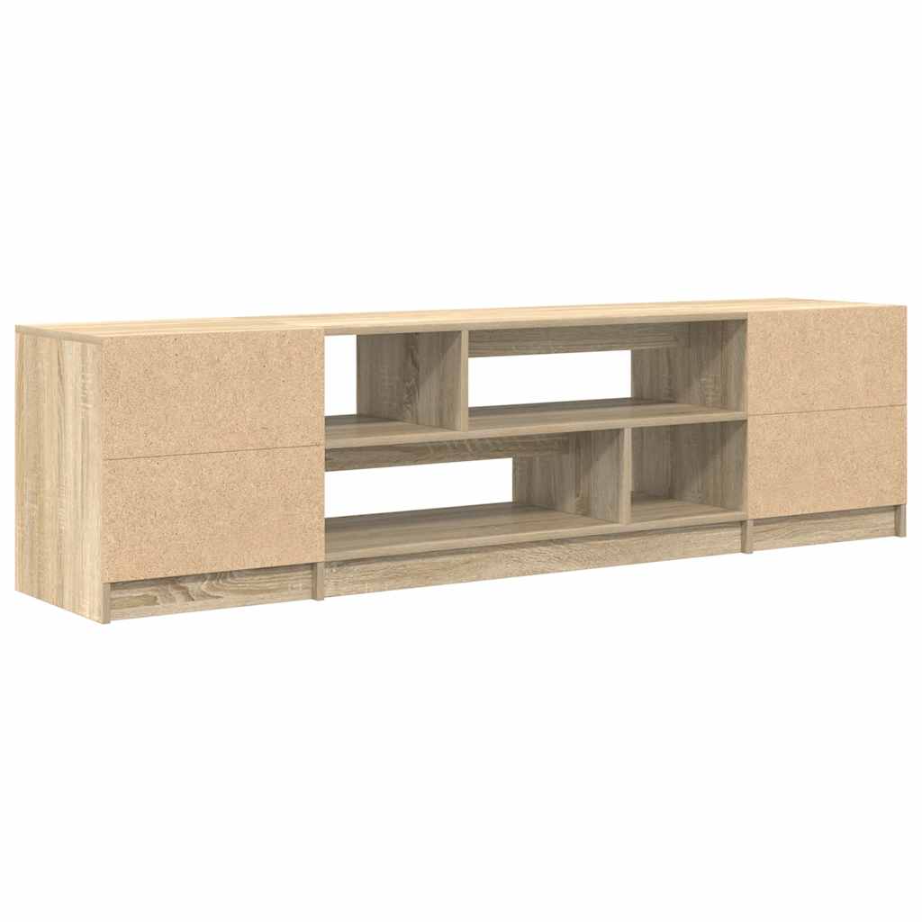 Mobile Porta TV Rovere Sonoma 188,5x41x50 cm in Truciolato - homemem39